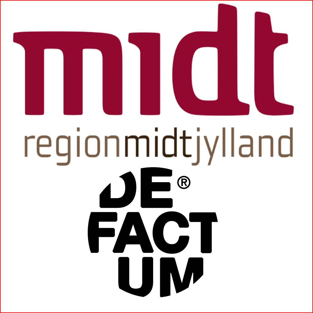 Region midtjylland og defactum logo